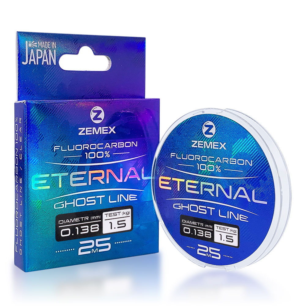 ZEMEX Флюорокарбон ETERNAL 0.18 мм 25 метров