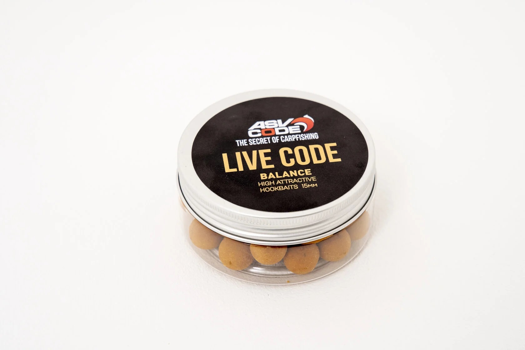 ASV-CODE Бойлы насадочные BALANCE со вкусом Live code 15 мм