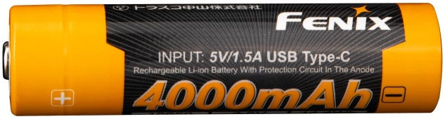 Аккамулятор Li-ion Fenix ARB-L18-4000U с разъемом для USB