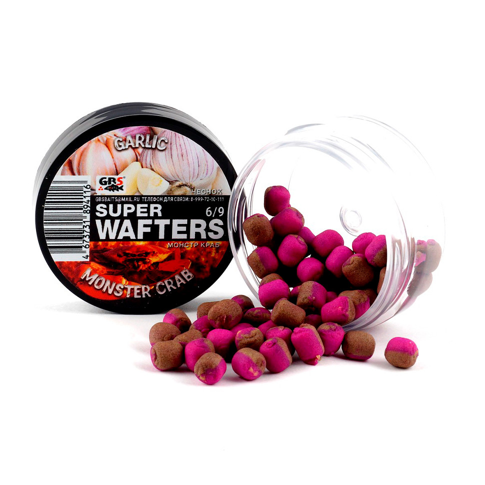 Бойлы GBS WAFTERS 6/9 Чеснок и Монстр Краб