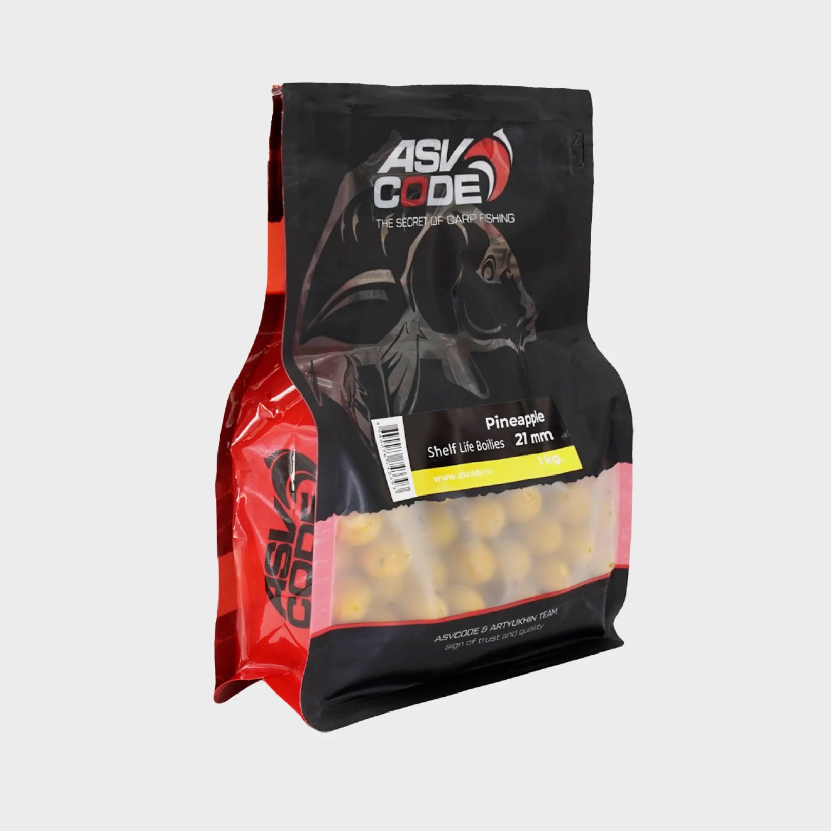 ASV-CODE Бойлы вареные 24 мм со вкусом Pineapple 1 кг
