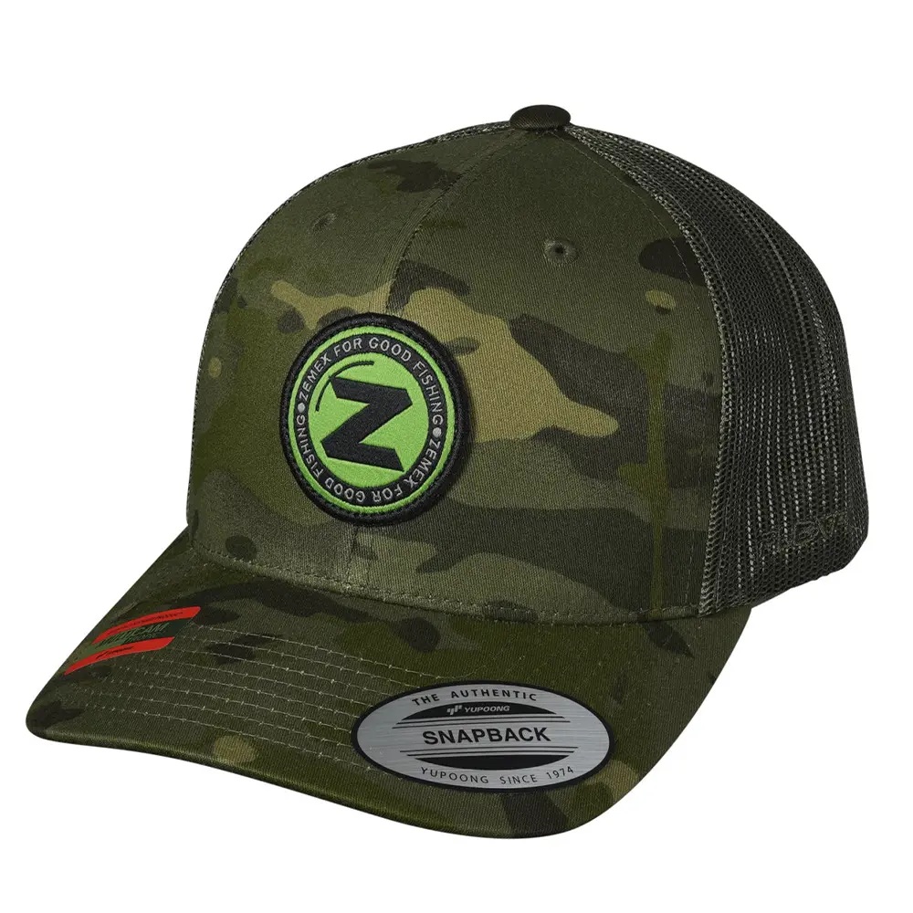ZEMEX Бейсболка 6606MC TROPIC GREEN