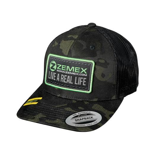 ZEMEX Бейсболка 6606MC MULTICAM Black