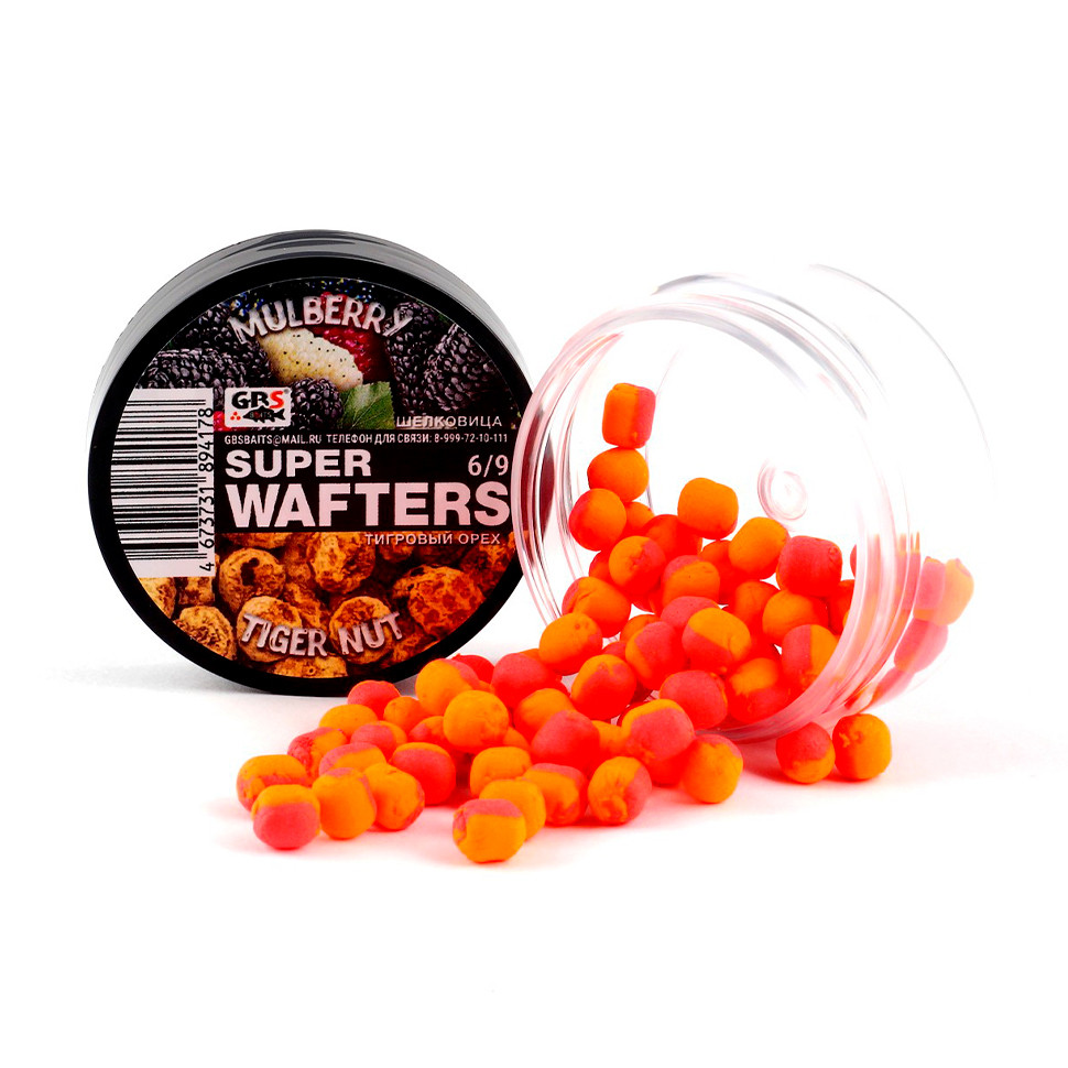 Бойлы GBS WAFTERS 6/9 Шелковица и Тигровый орех