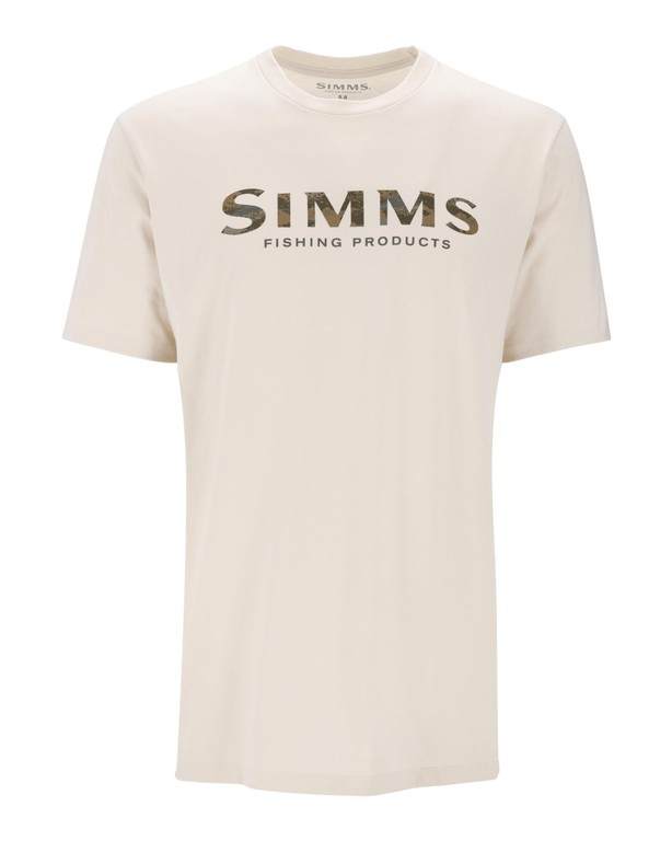 Футболка Simms Simms Shroud Fill Logo T-Shirt (Natural, L)