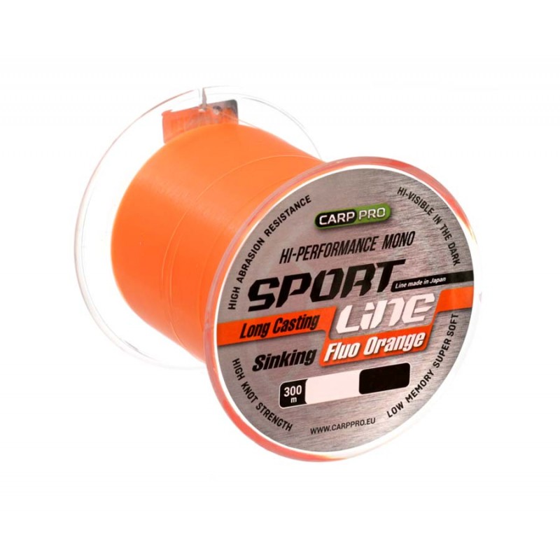 CARP PRO Леска Sport Line Fluo Orange 300 метров 0.265 мм