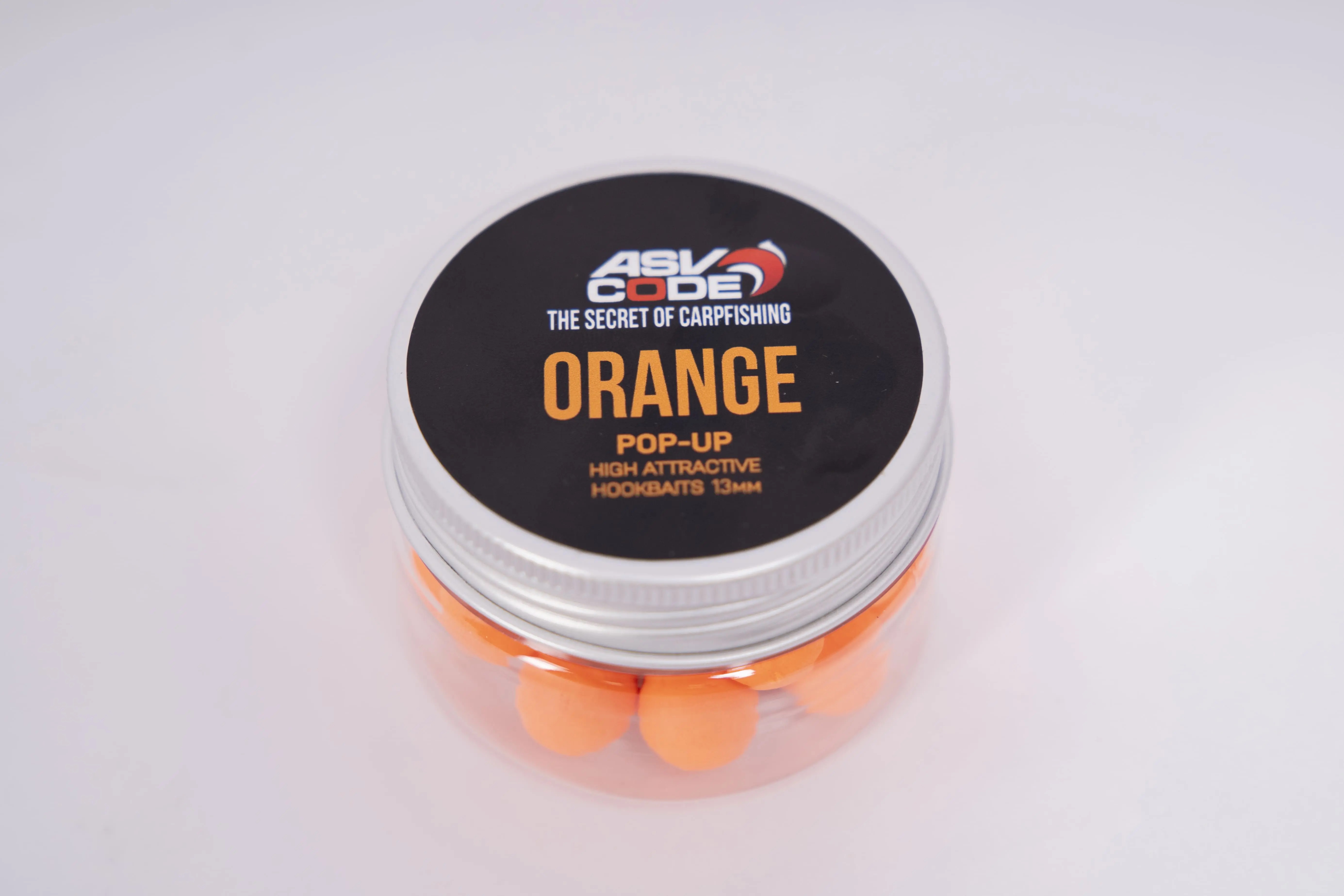 ASV-CODE Бойлы насадочные POP-UP 10 мм ORANGE