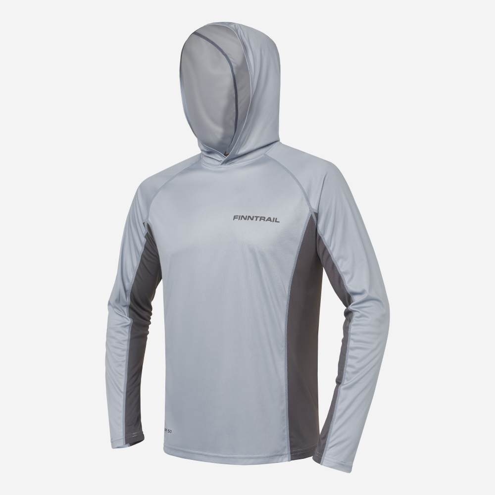 FINNTRAIL Лонгслив мужской Wave Big Logo 6614 Grey (XS)